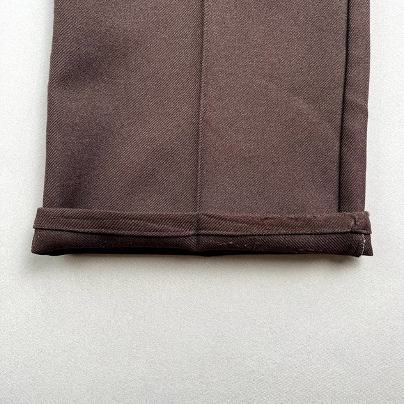 Vintage Levis Sta-Prest Pants Mens 36 Brown Straight Dress Slacks Made USA 90s - Picture 10 of 15